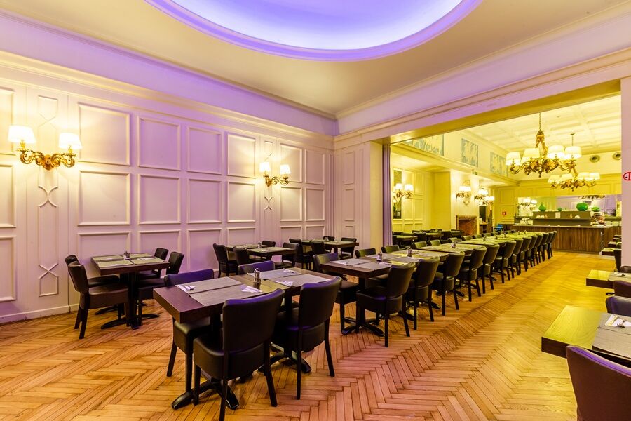 勒查特莱兰酒店 布鲁塞尔 外观 照片 The restaurant